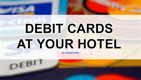 smart guests debit card hold|How to Handle Debit Cards at Your Hotel .